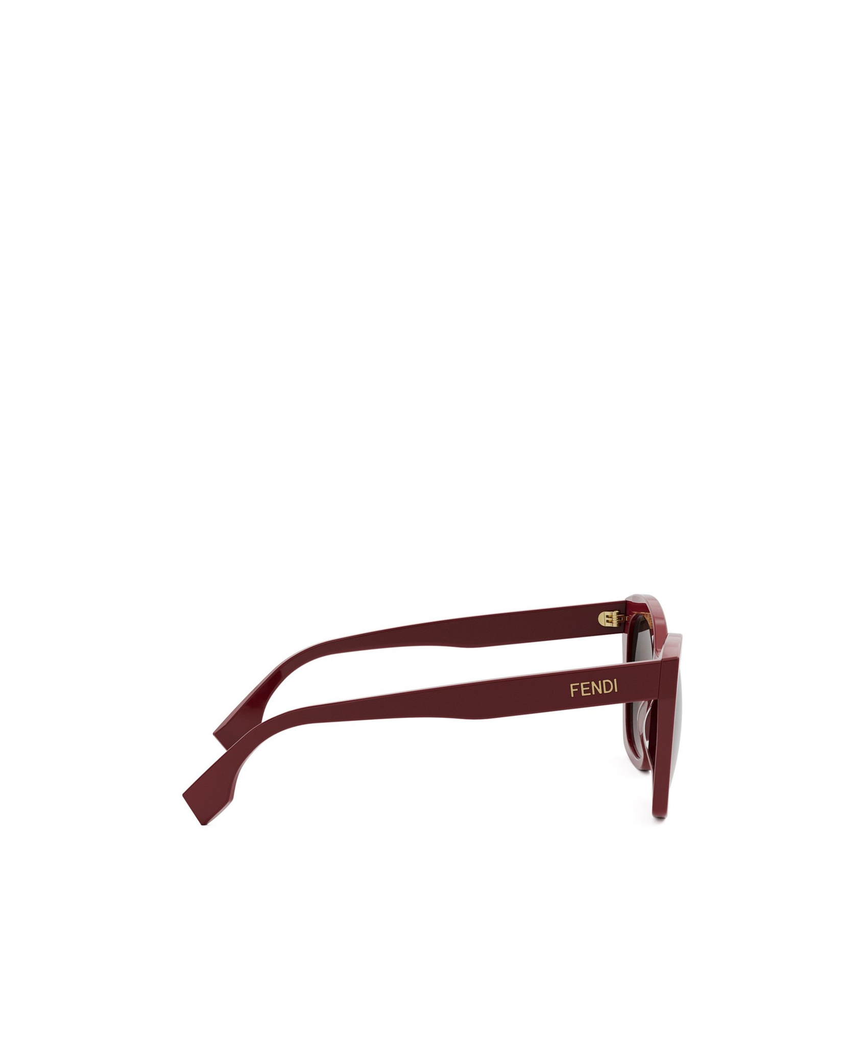 Fendi Eyewear Butterfly Frame Sunglasses In Red