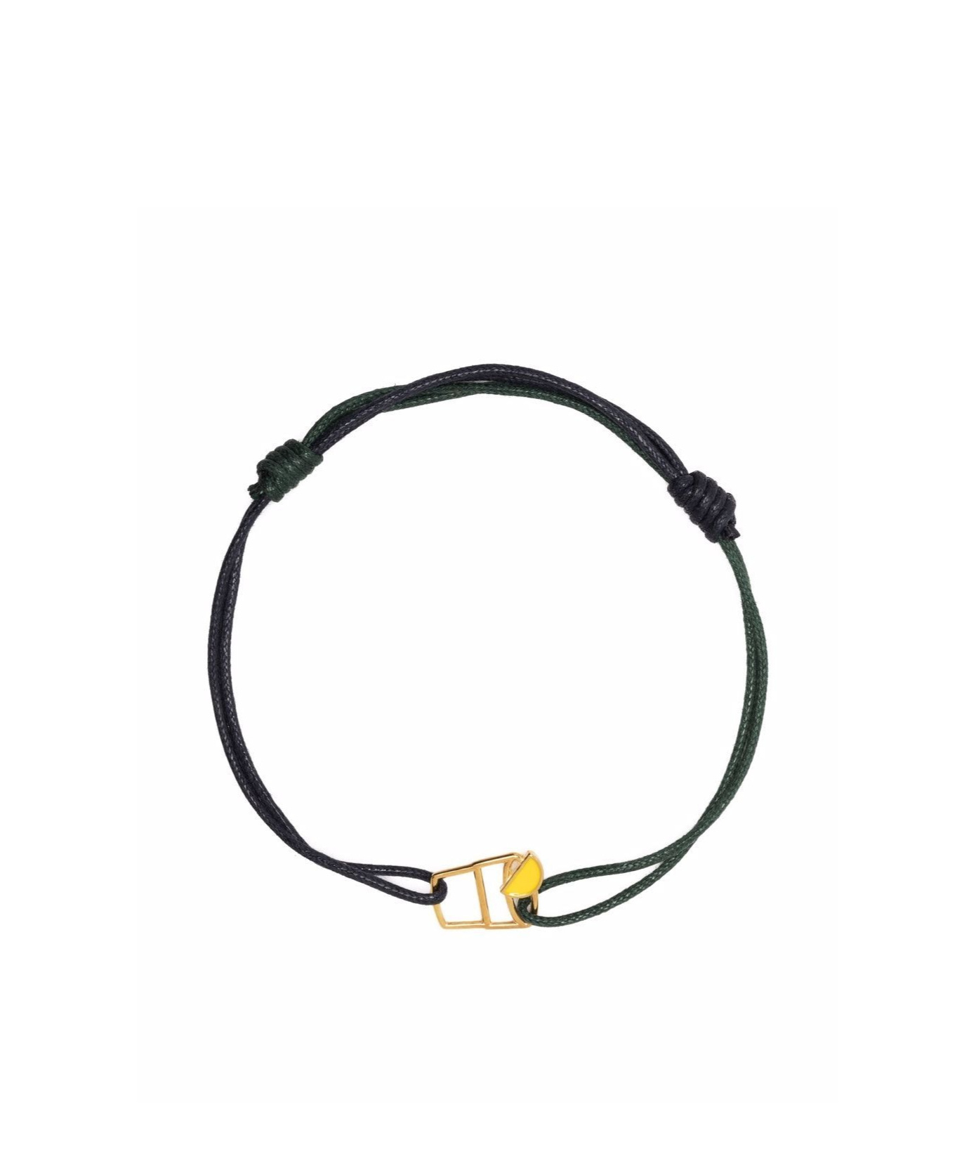 Aliita Plaque-detail Woven Strap In Black