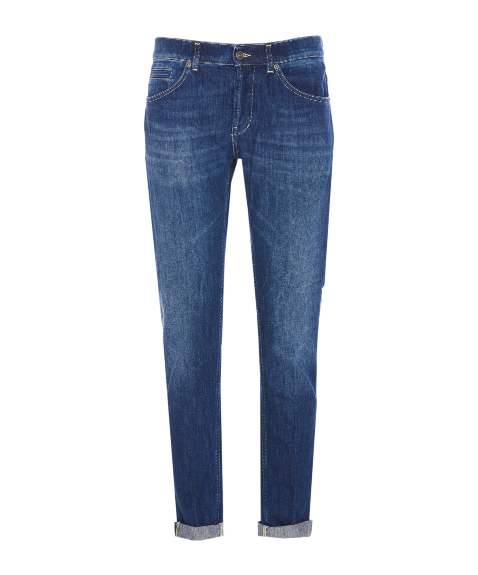 Dondup Belt-loop Jeans In Blue