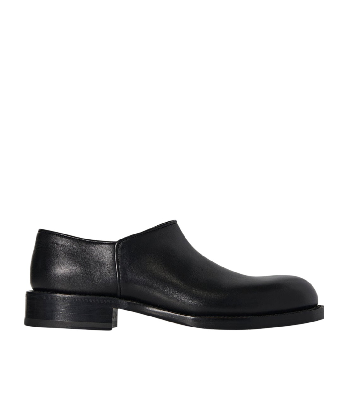 The Row Nobilis Leather Derby Shoes In Black