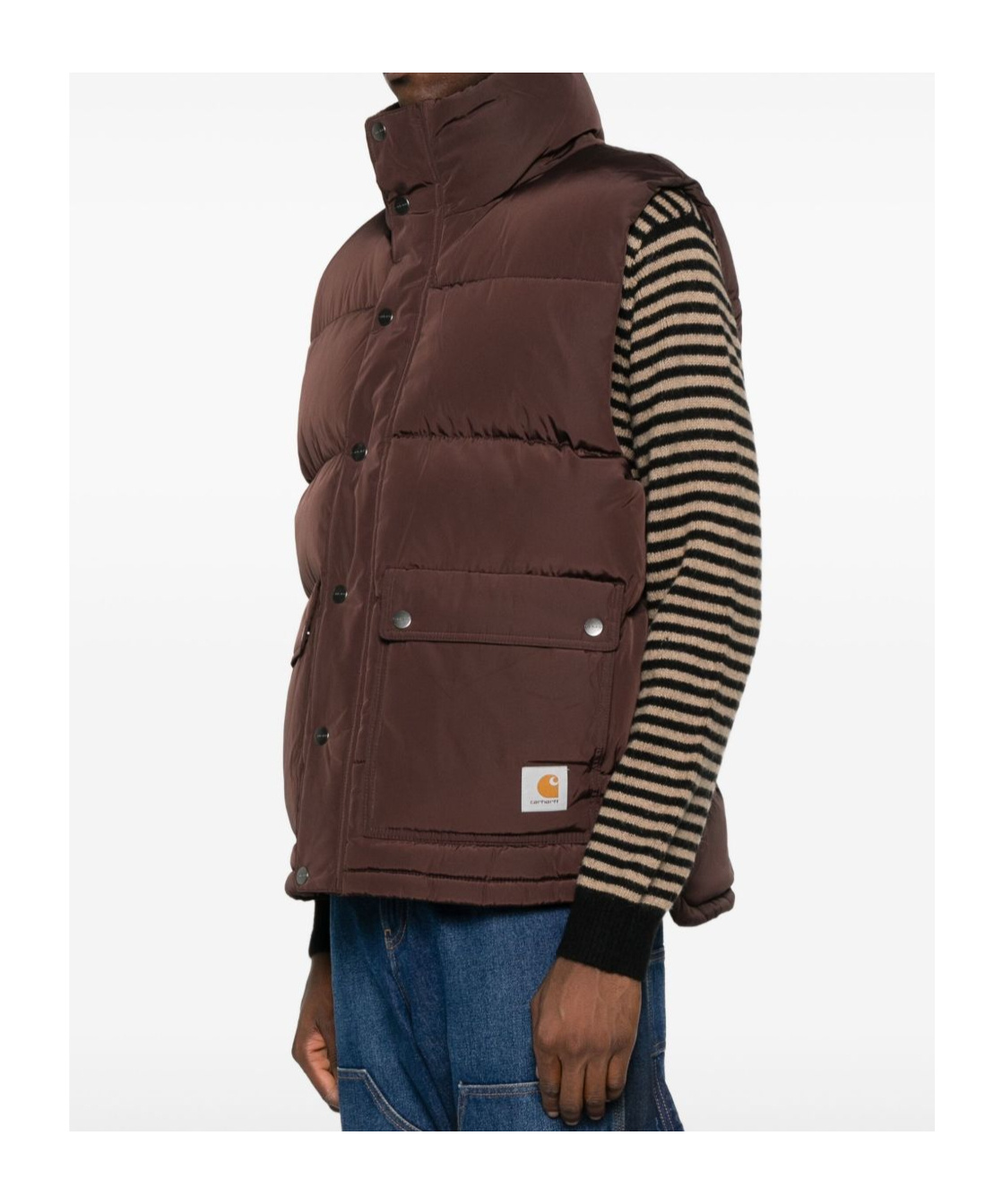 Carhartt Brent Vest In Brown