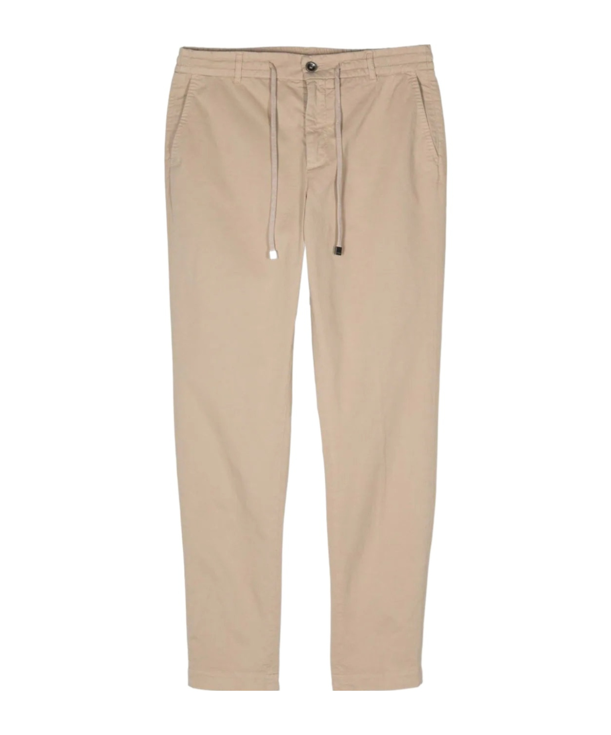 Peserico Elasticated-waistband Trousers In Neutral