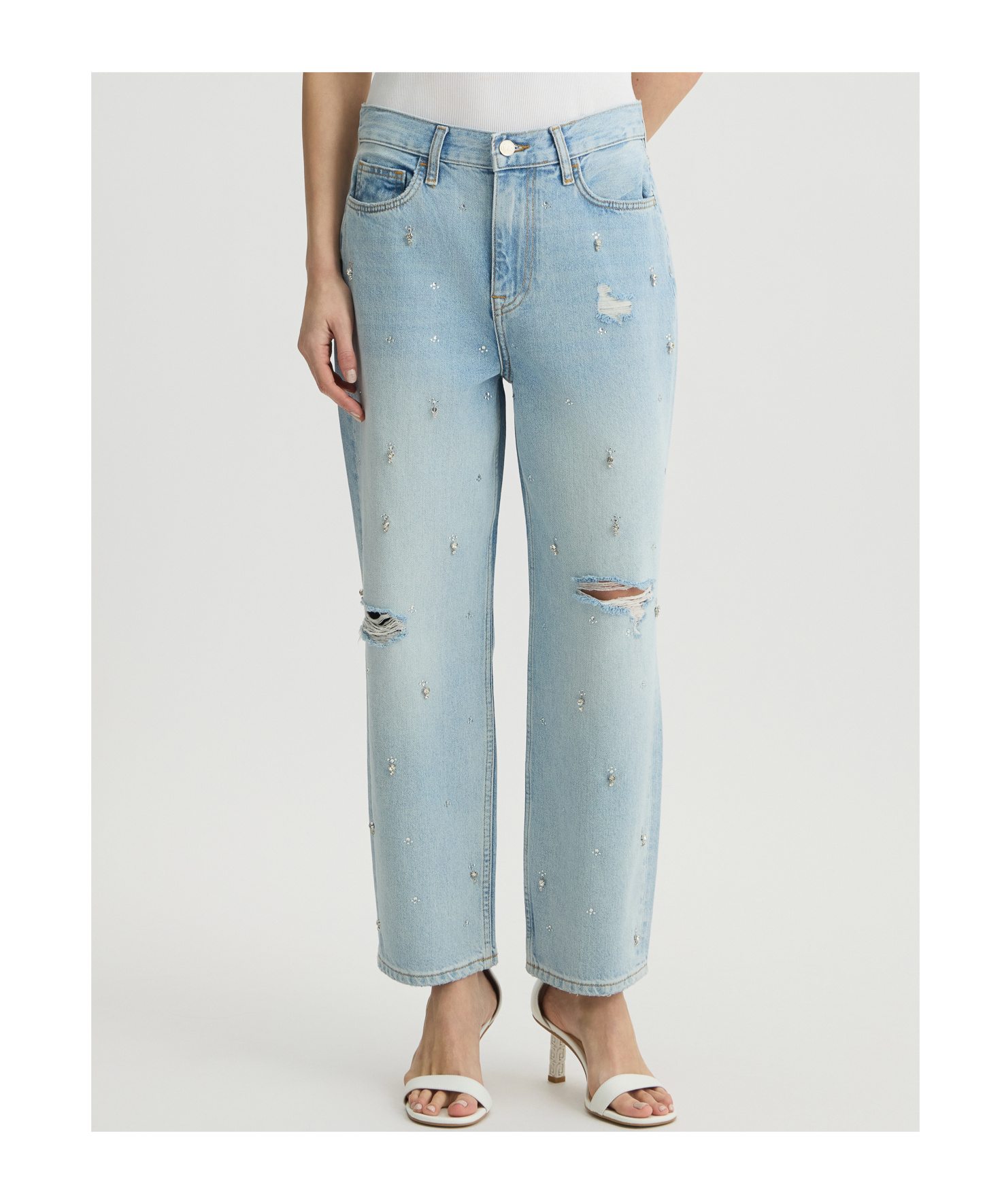 Liu •jo Liu Jo Light Blue Relaxed-fit Liu Jo Jeans