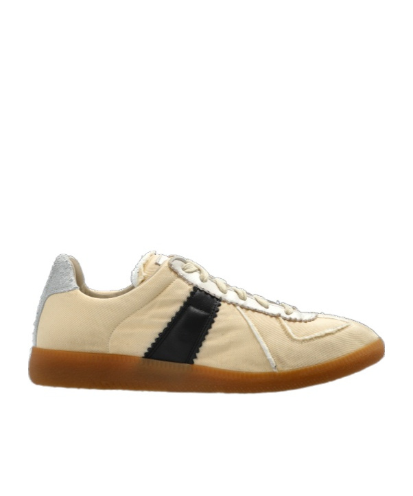 Maison Margiela Multicolor Fabric Replica Sneakers In Nude