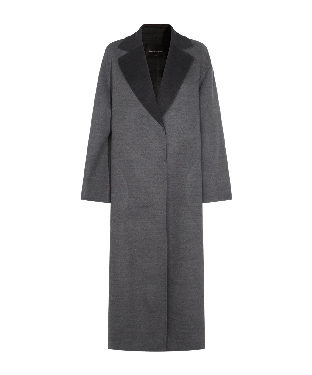 Fabiana Filippi Jewel-cuff Robe Coat In Gray