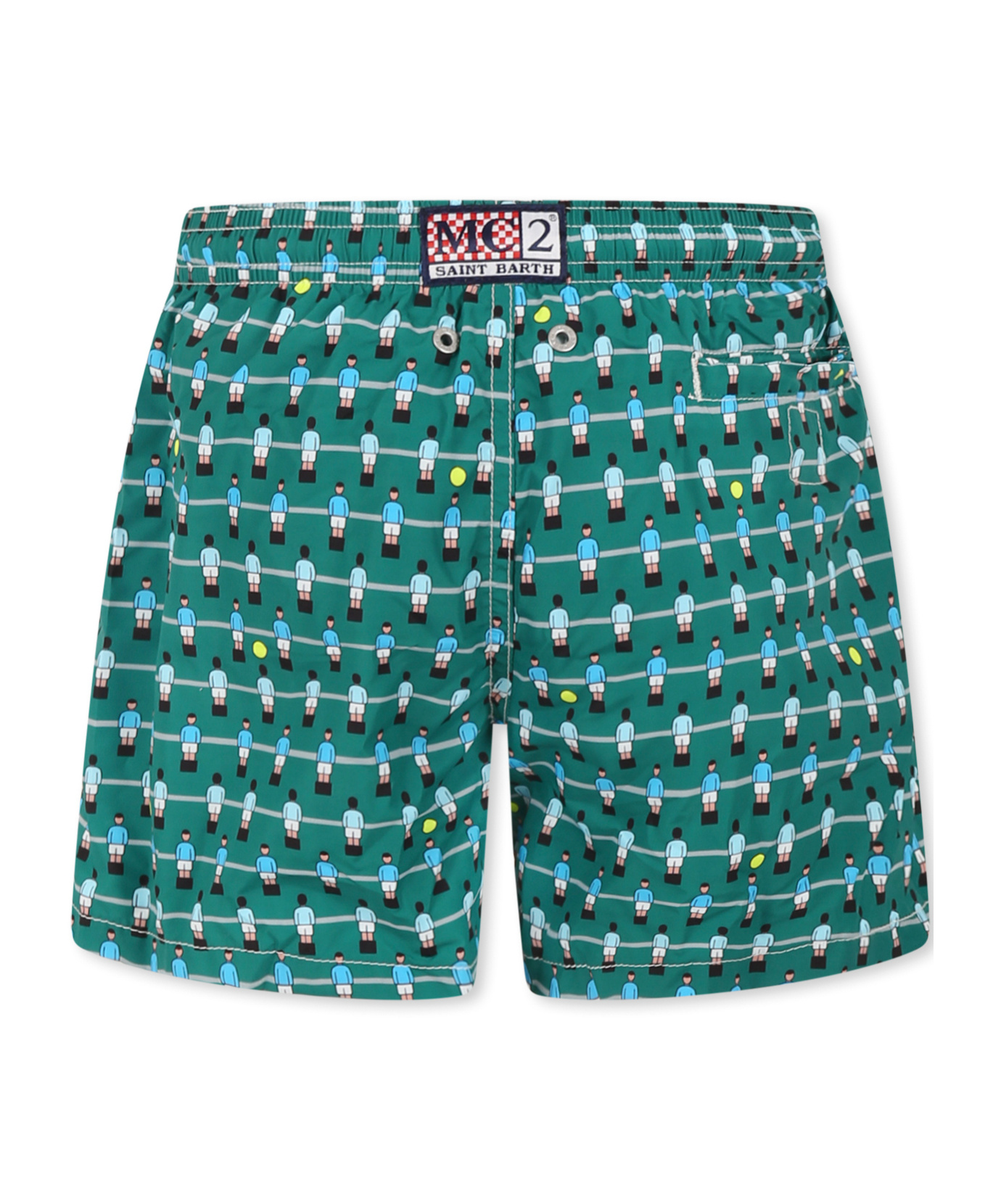 MC2 SAINT BARTH ELASTIC WAIST SWIMMING TRUNKS