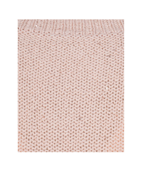 Fabiana Filippi Sequin-embellished Short-sleeve T-shirt In Nude