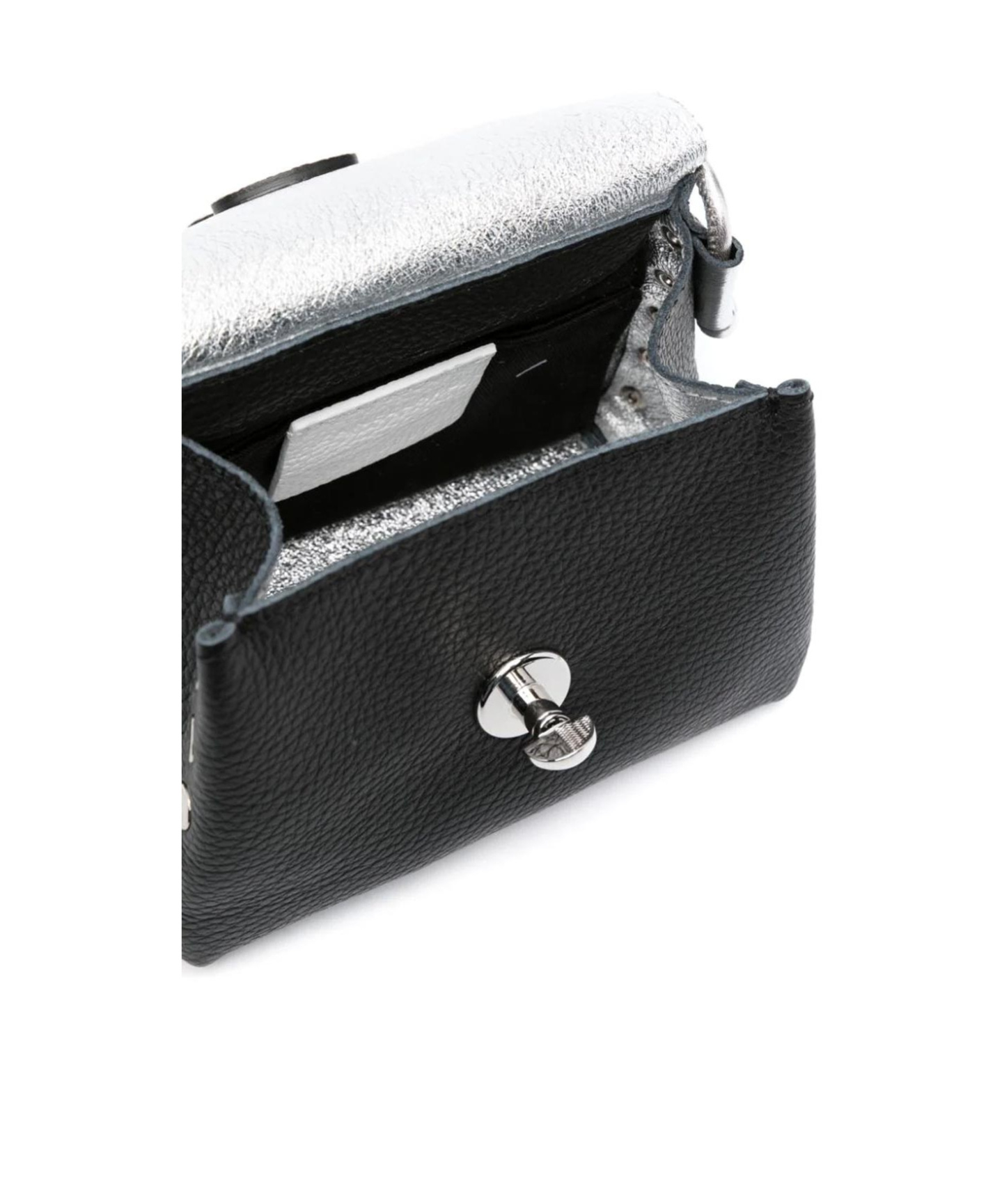 Zanellato Flip Shoulder Bag In Black