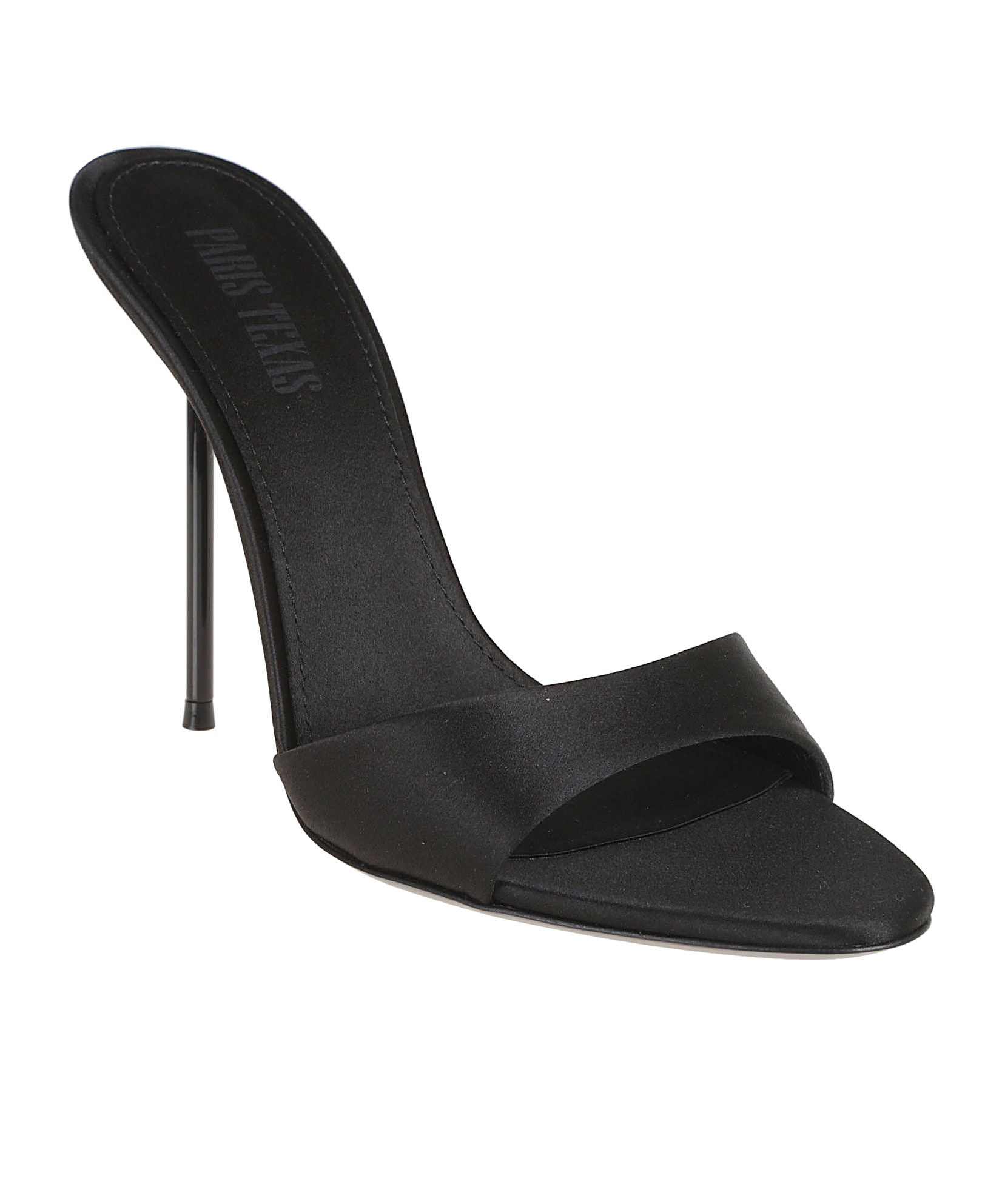 Paris Texas Lidia High Heel Almond Toe Mules In Multi