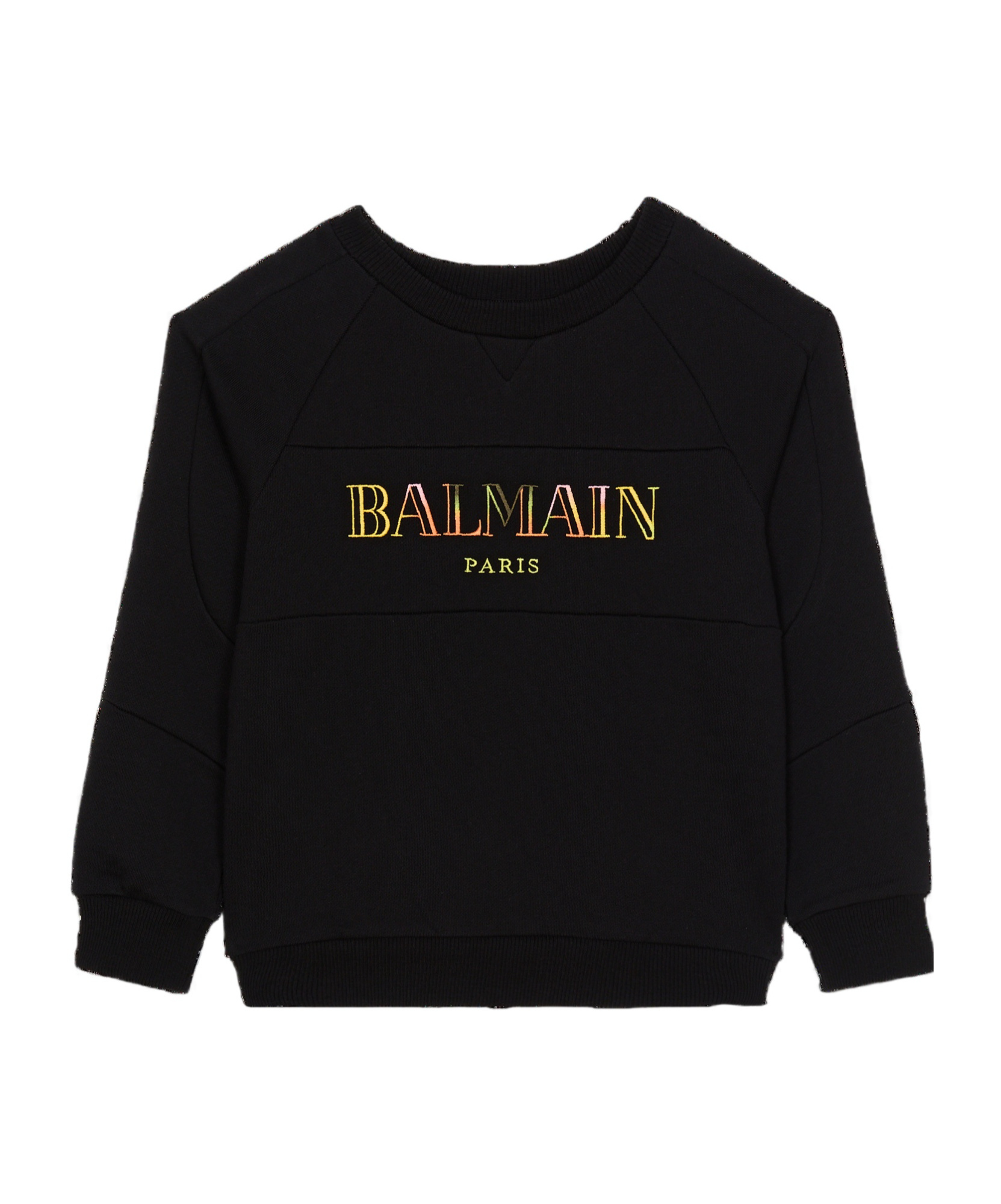 Balmain Sweatshirt Mit Logo-print In Black
