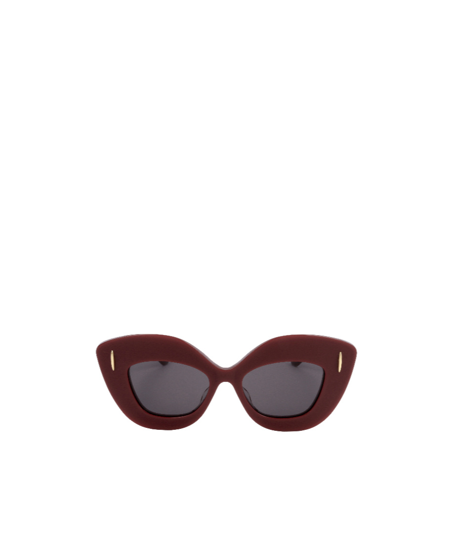 Loewe Full Frame Sunglasses In Burgundy