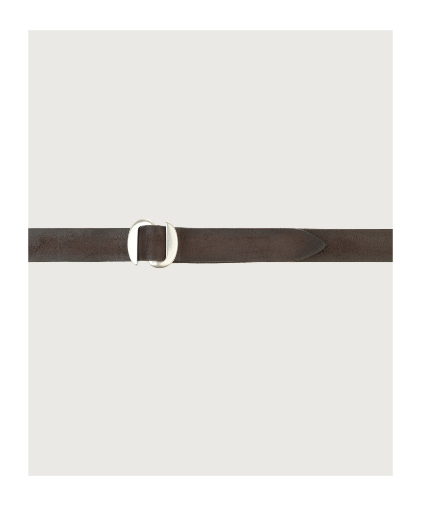 Orciani Suede Double Brown Belt In Brown