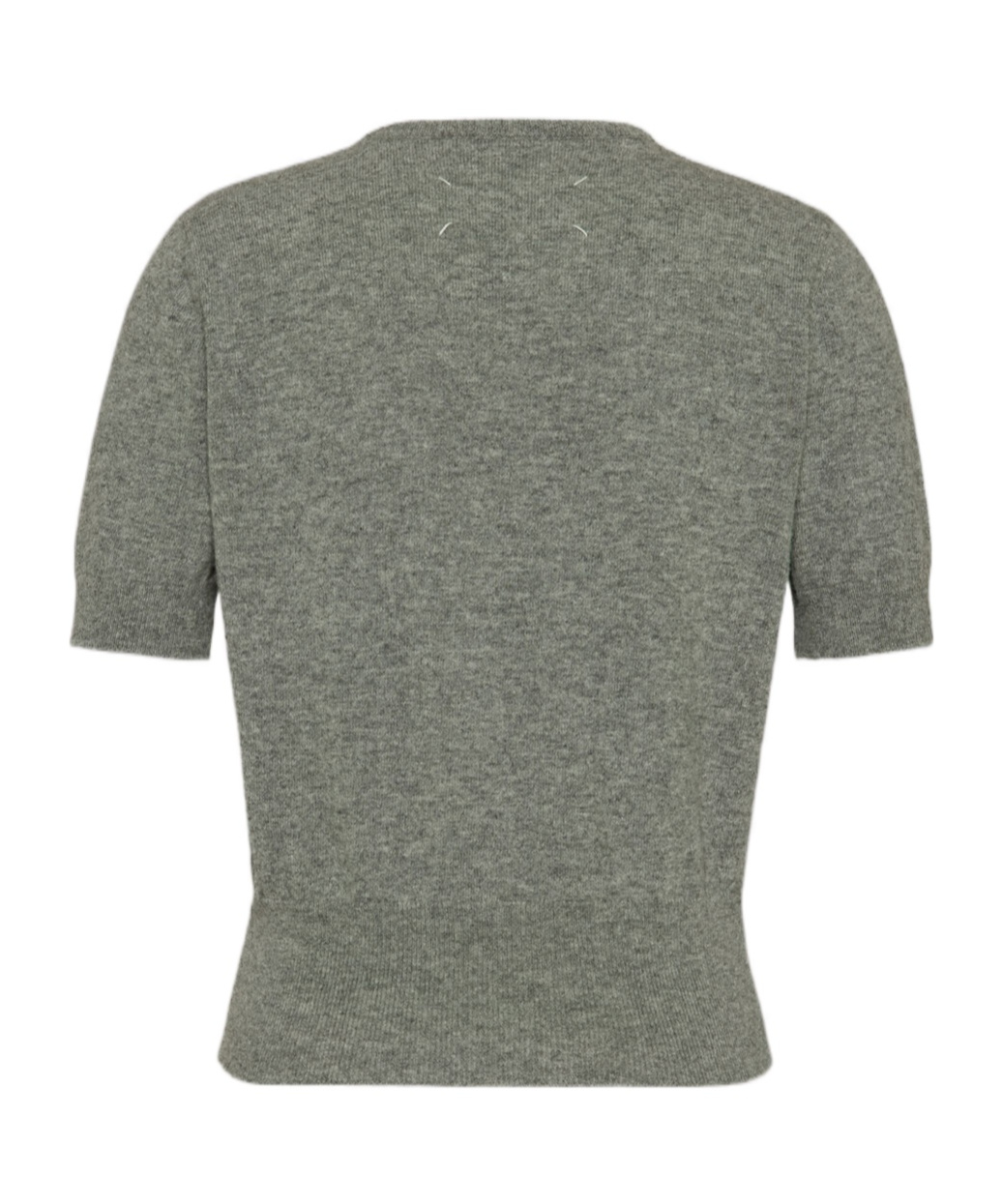 Maison Margiela Crew-neck Virgin Wool Jumper In Gray