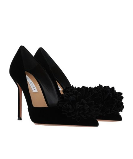 Aquazzura Couturier Pointed-toe Pumps In Black