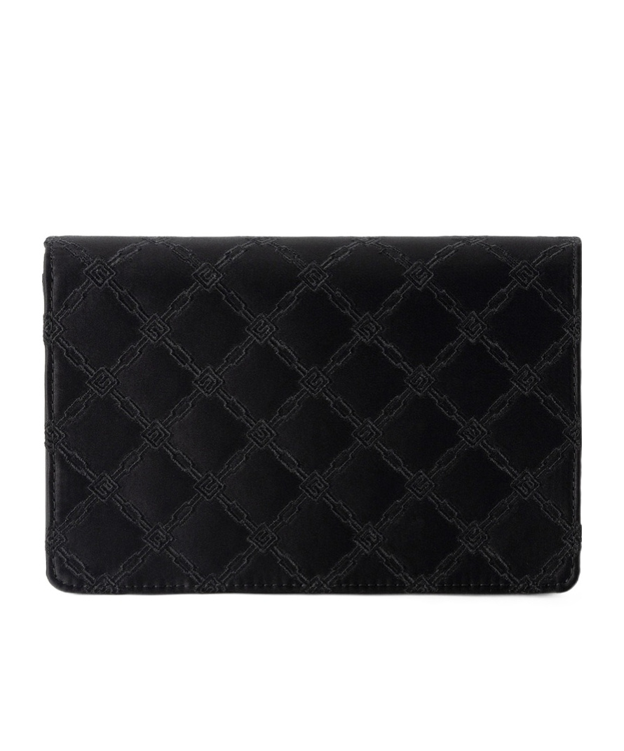 ELISABETTA FRANCHI EMBROIDERED CLUTCH BAG