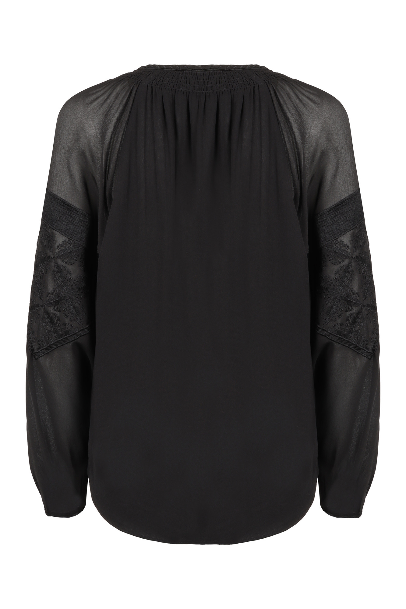 Isabel Marant Oris Long-sleeved Top In Black