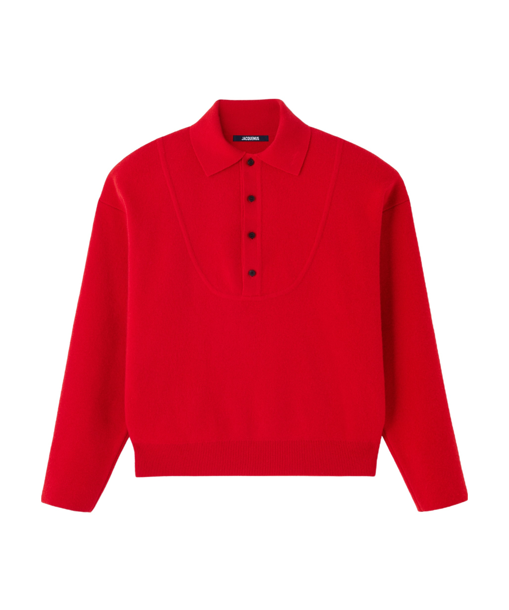 Jacquemus Pallone Wallace-style Sweater In Red