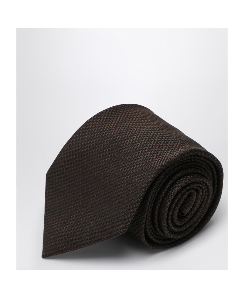 Destin Surl Solid Color Tie In Black
