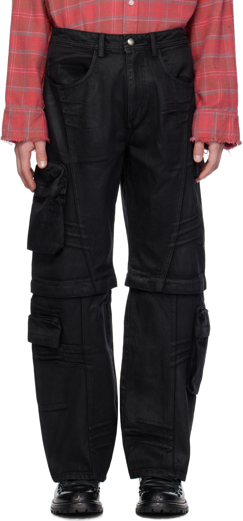 Andersson Bell Belt-loop Jeans In Black