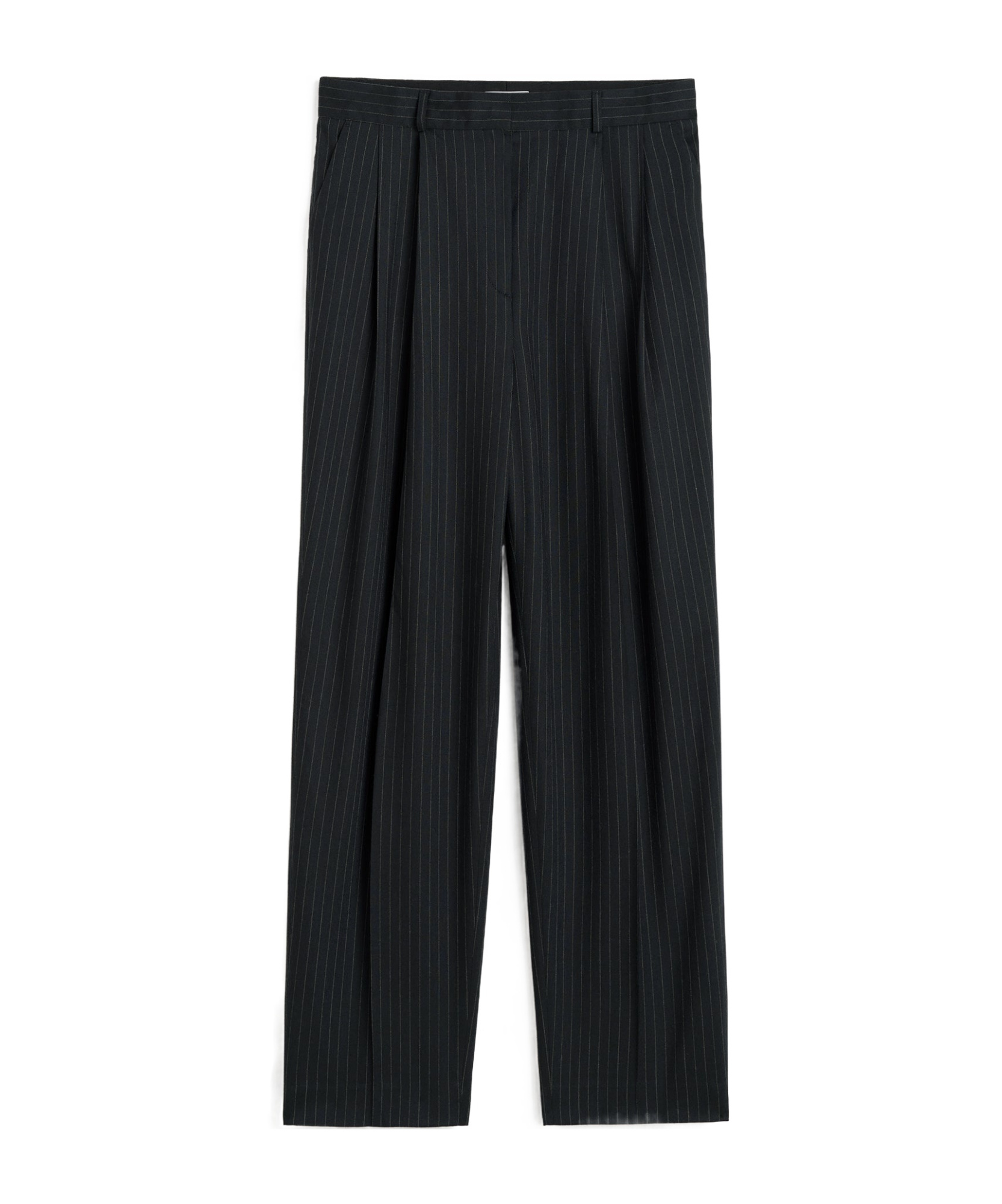 Totême Pinstripe Pants In Black
