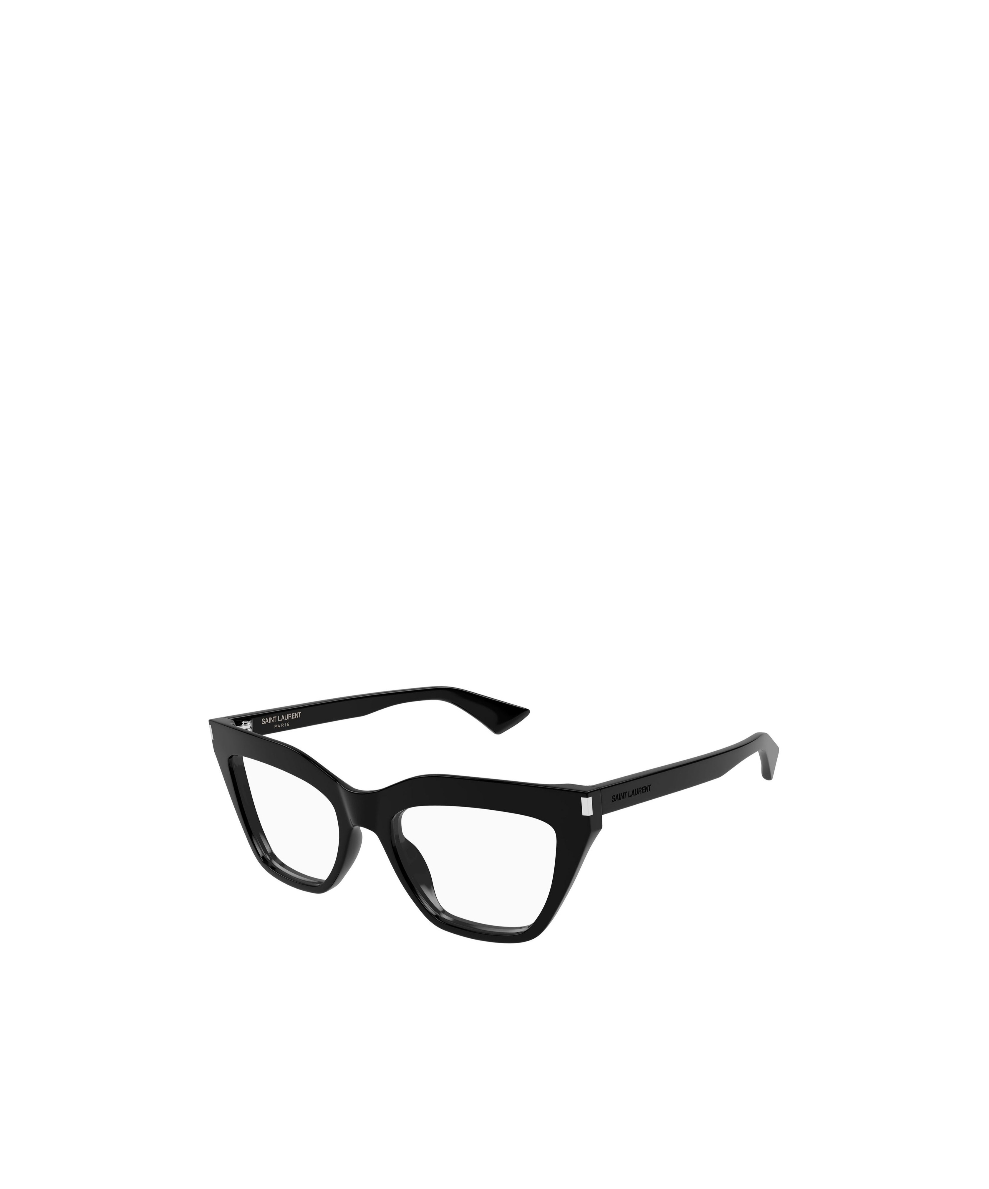 Saint Laurent Cat's Eye Glasses In Black