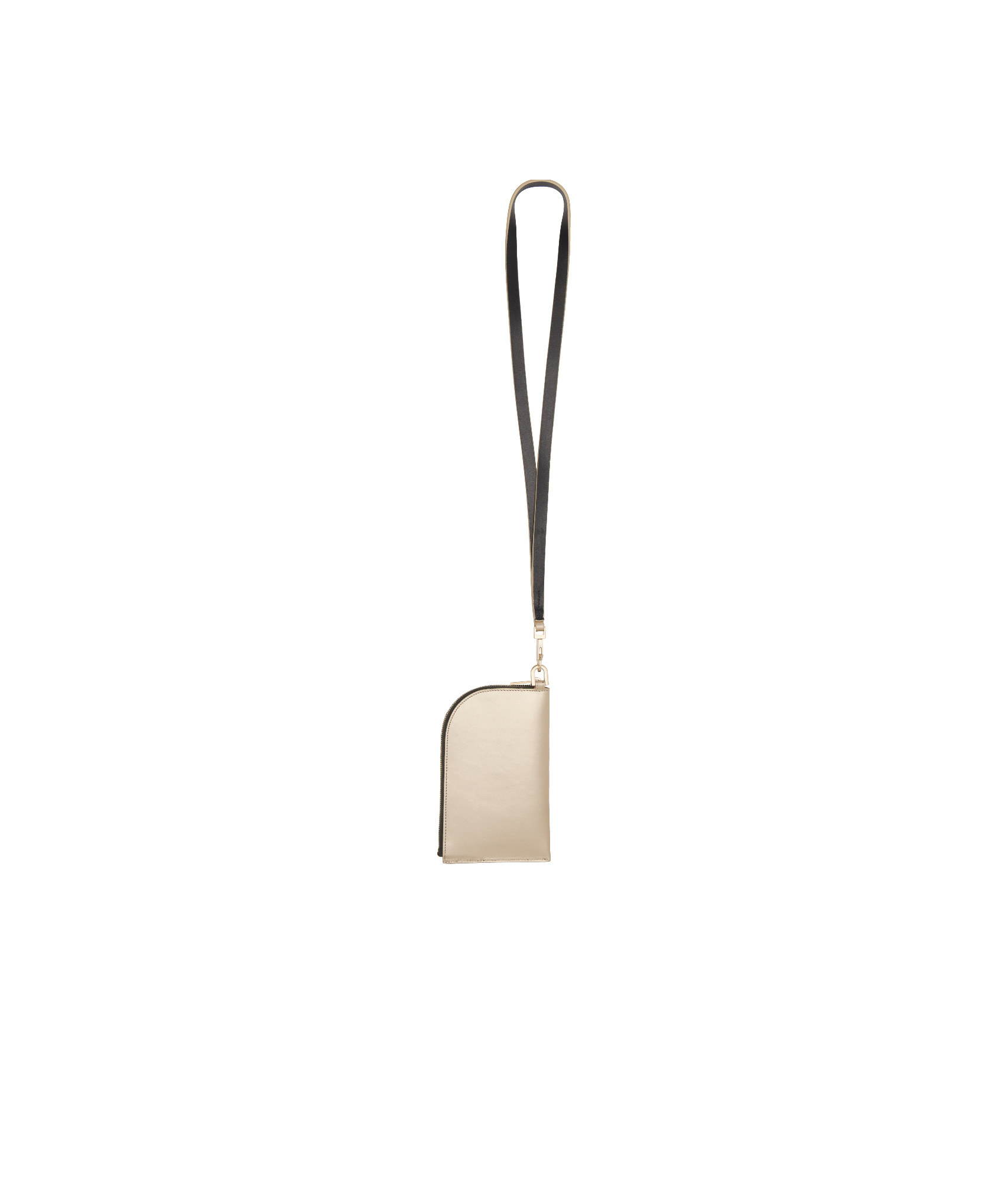 Rick Owens Lanyard Wallet In Nude