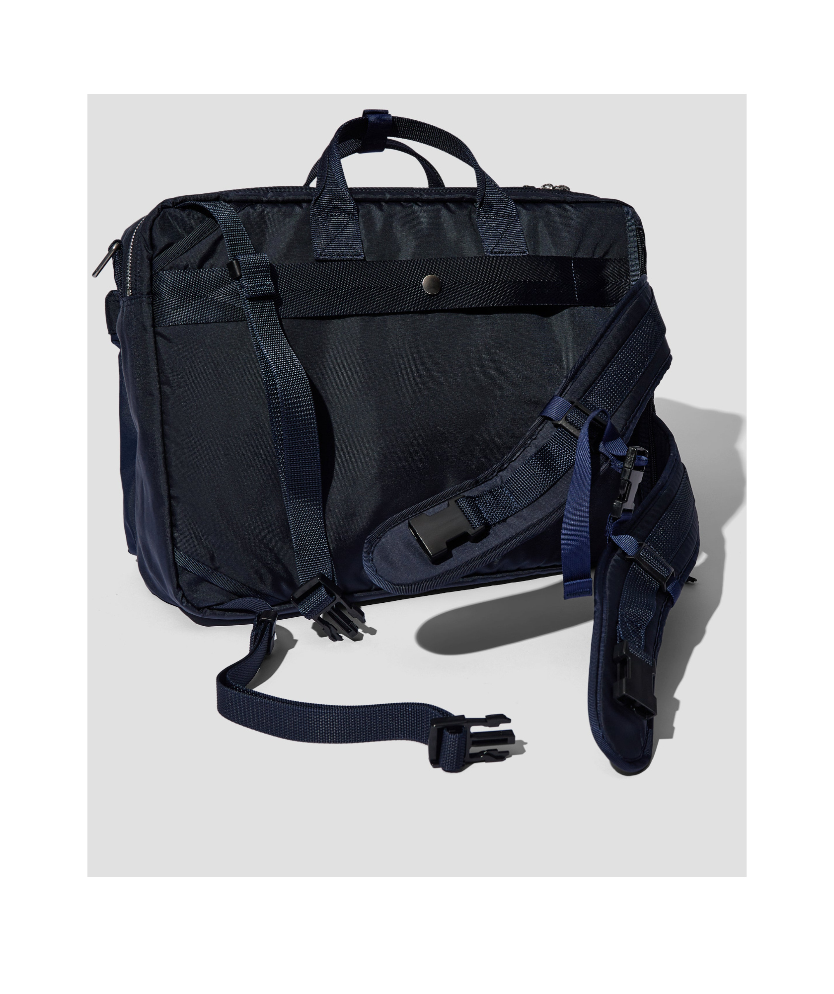 Porter-yoshida & Co Logo Briefcase In Black