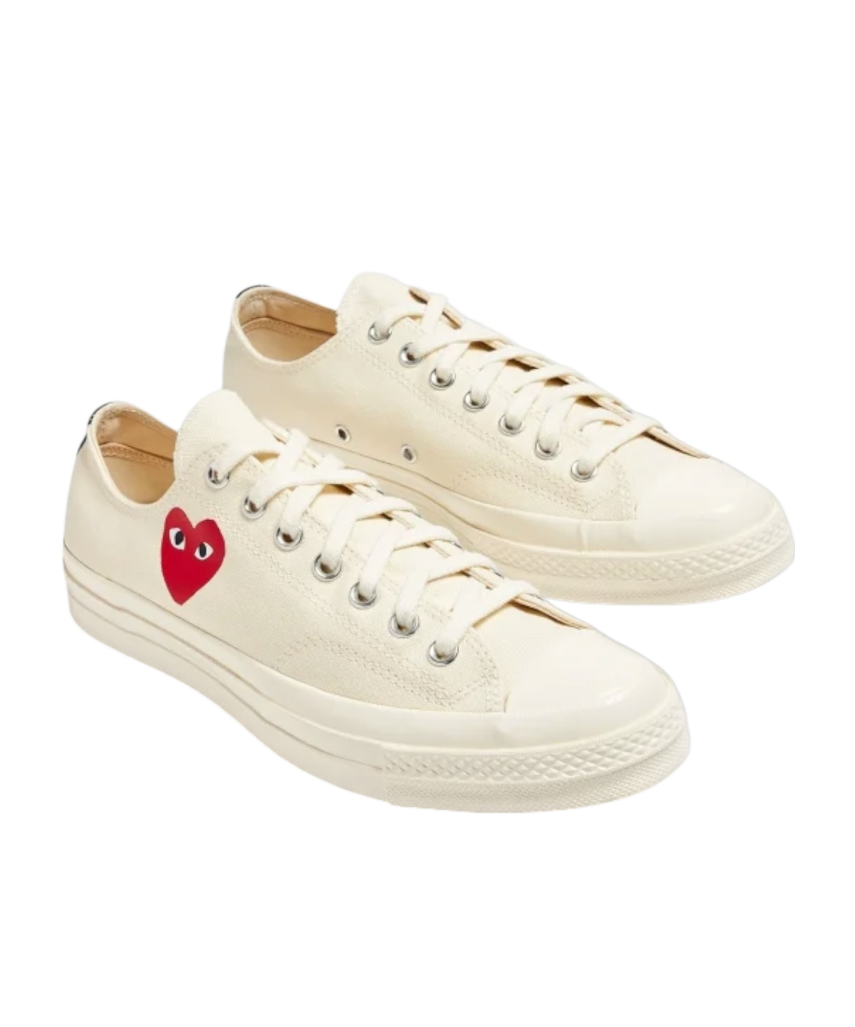 Shop Comme Des Garçons Play Converse In White