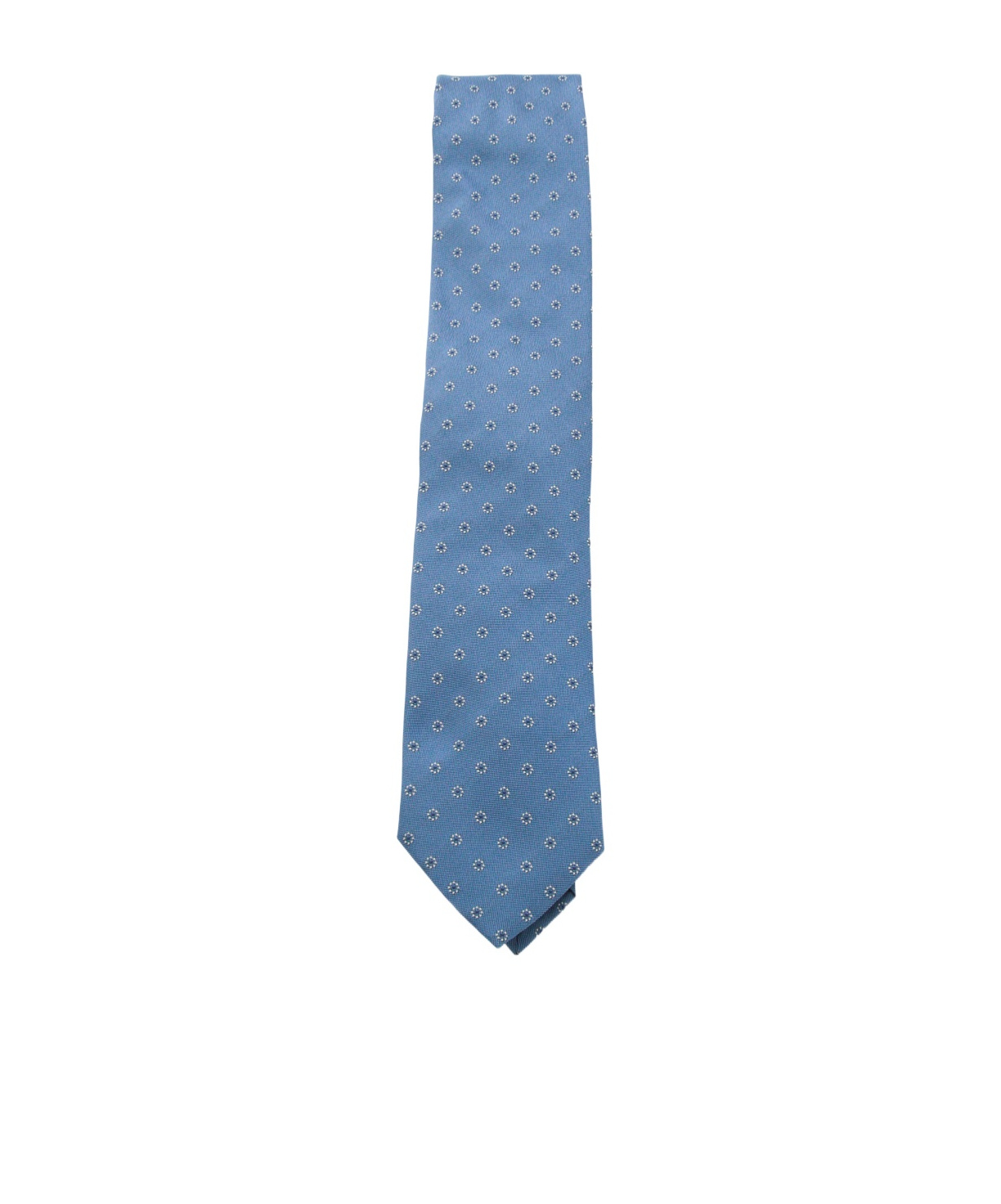 Zegna Pointed Tie In Blue