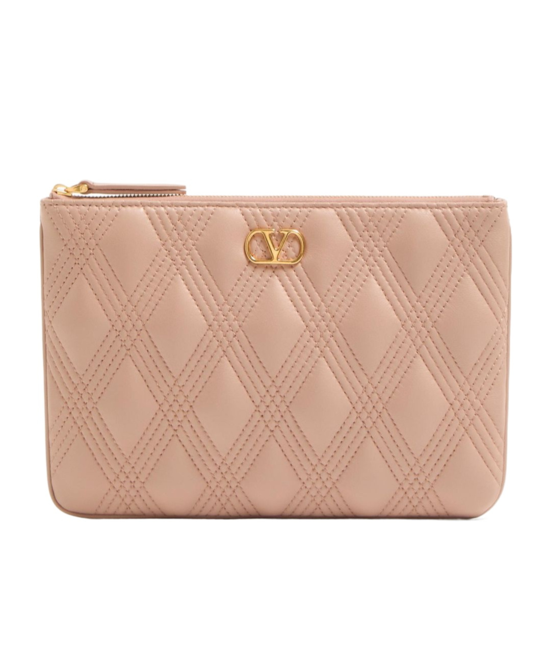 Valentino Quiltie 67 Pouch In Quilted Nappa Leather
