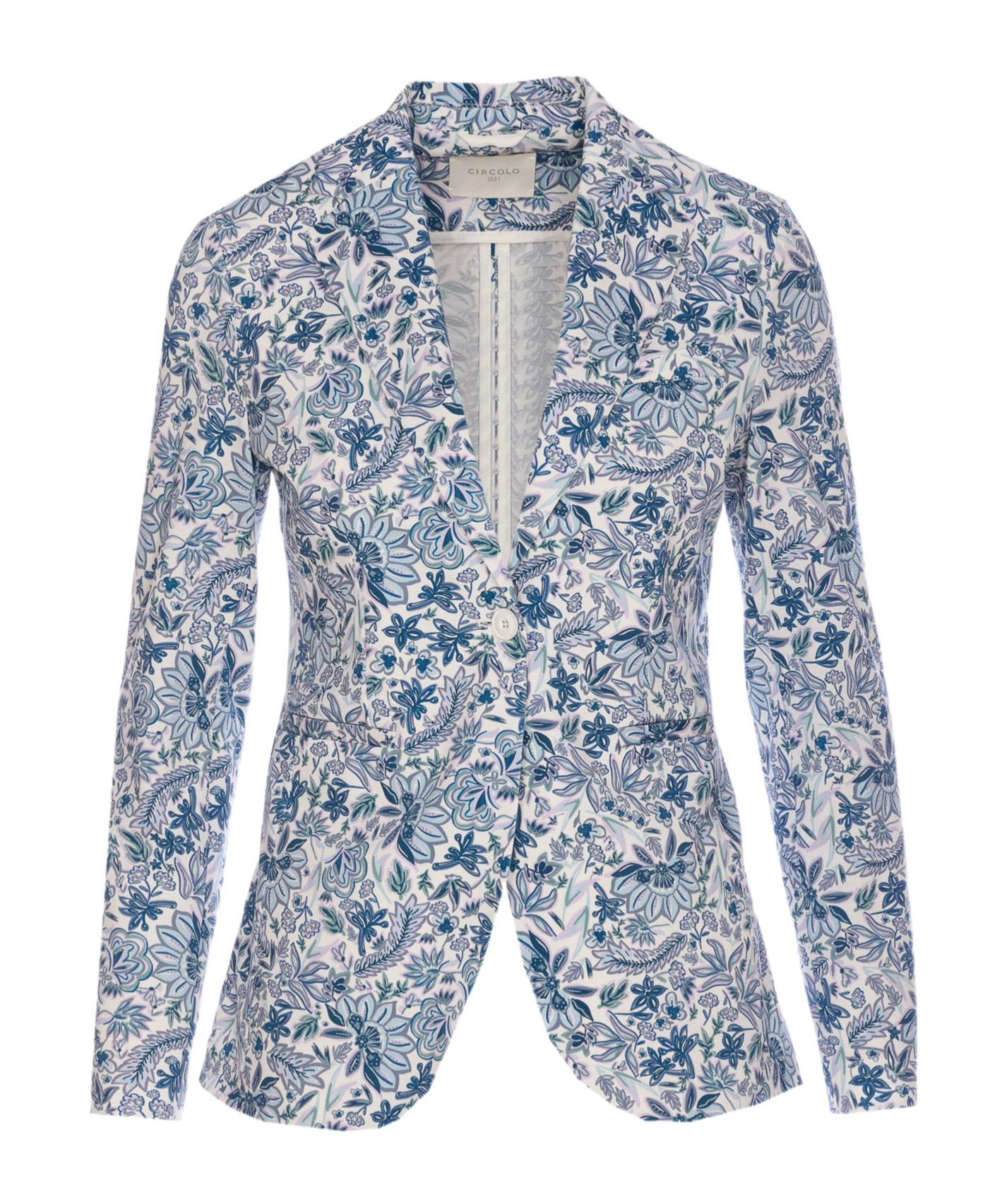 Circolo 1901 Floral Pattern Single-breasted Jacket In Multi