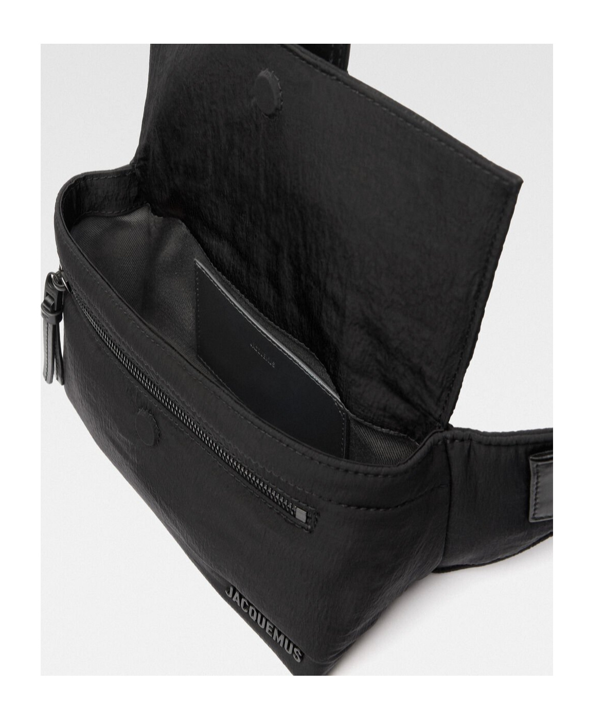 Jacquemus Le Petit Messenger Bambin Bag In Black