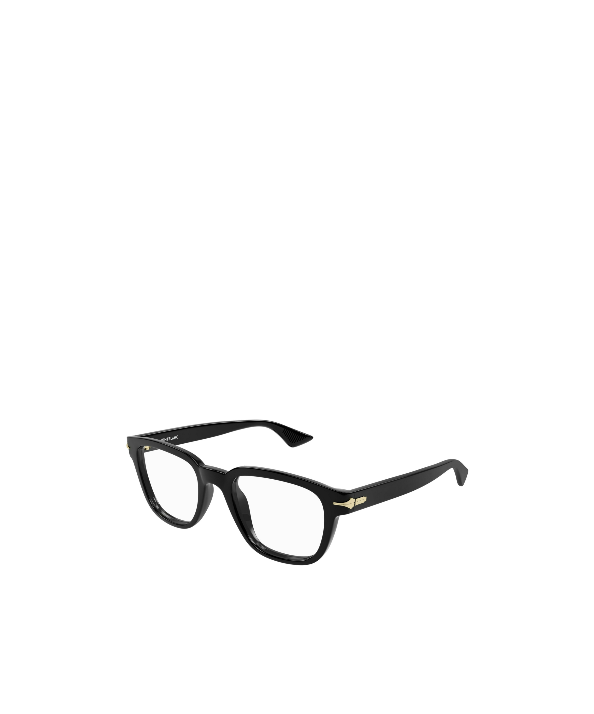 Montblanc Eyewear Square Frame Glasses In Black