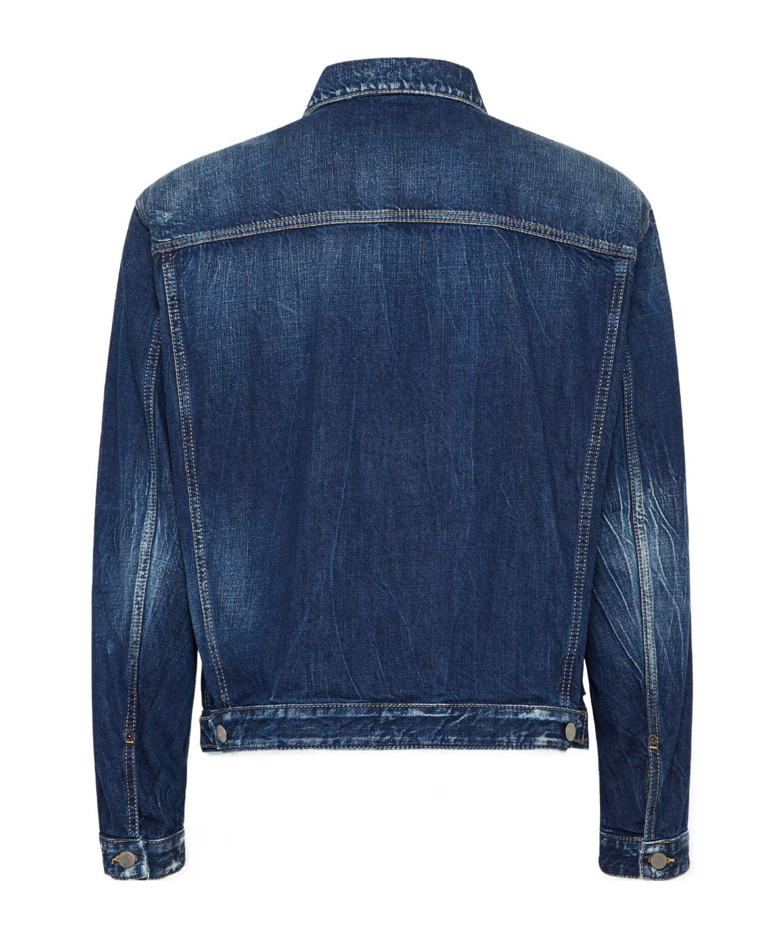 Dsquared2 Zippered Denim Jacket In Blue