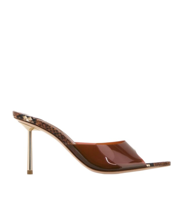 Shop Le Silla 90mm Bella Mules In Brown