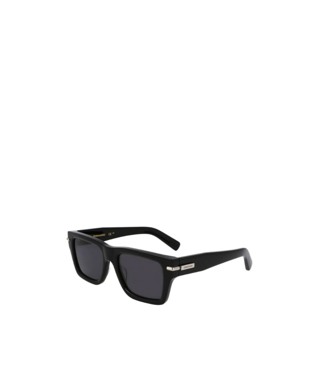 Ferragamo Geometric Frame Sunglasses In Black