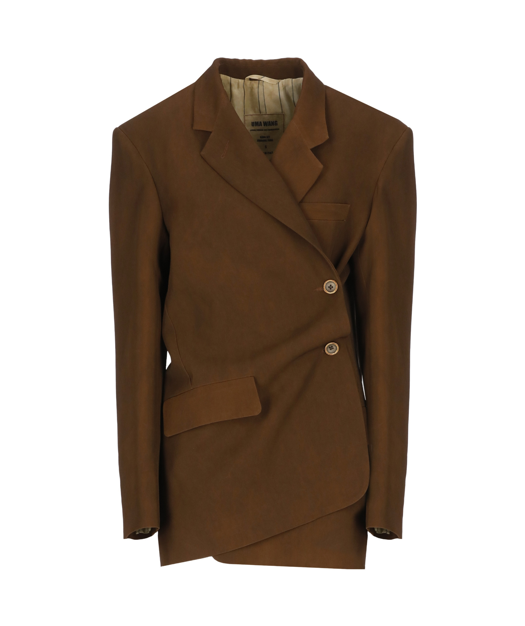 Uma Wang Kava Jacket In Brown