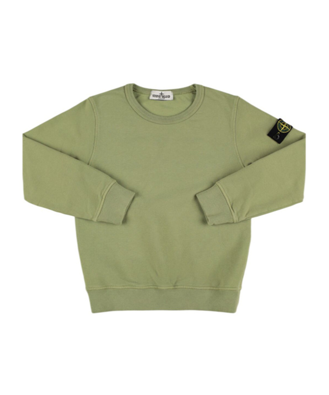 Stone Island Long Sleeve Sweatshirt In Green