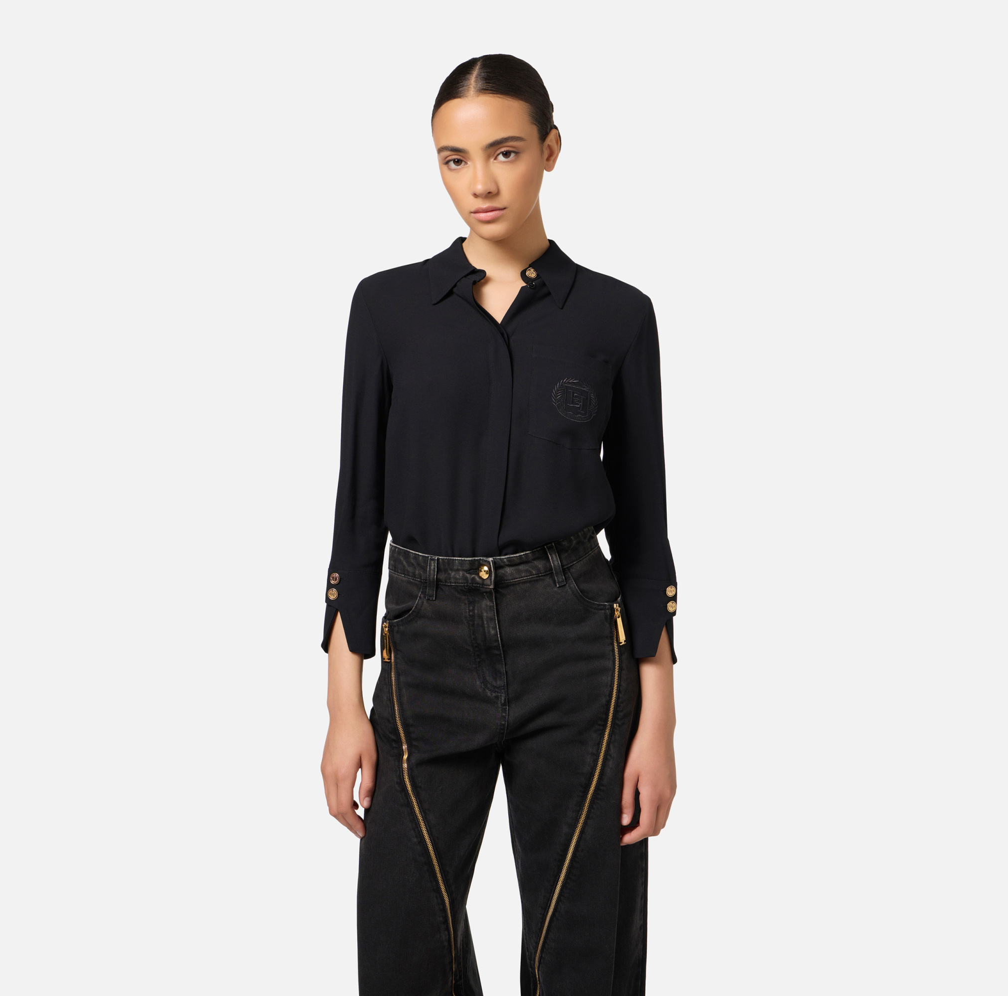 Elisabetta Franchi Shirts In Black
