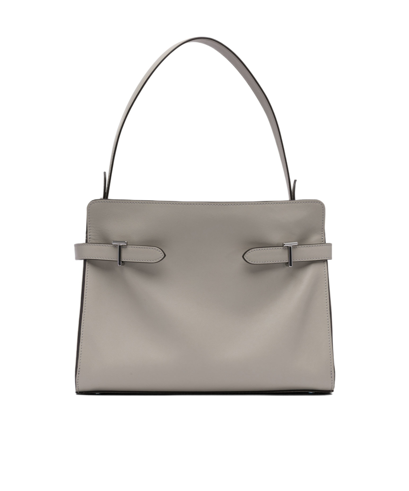 Le Tanneur Large Shoulderbag In Smooth Leather And Nubuck