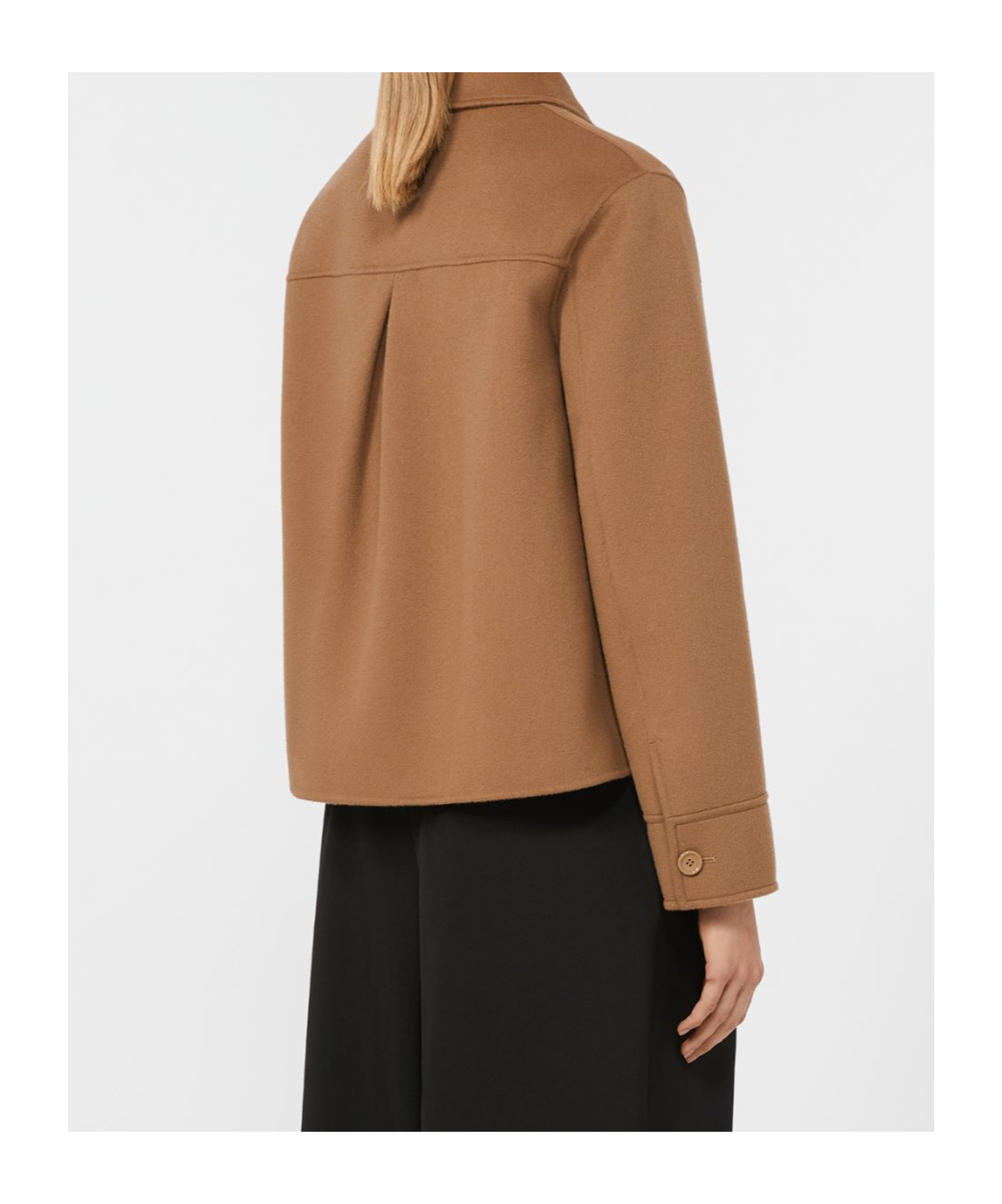 Max Mara Long-sleeved Casual Jacket In Brown
