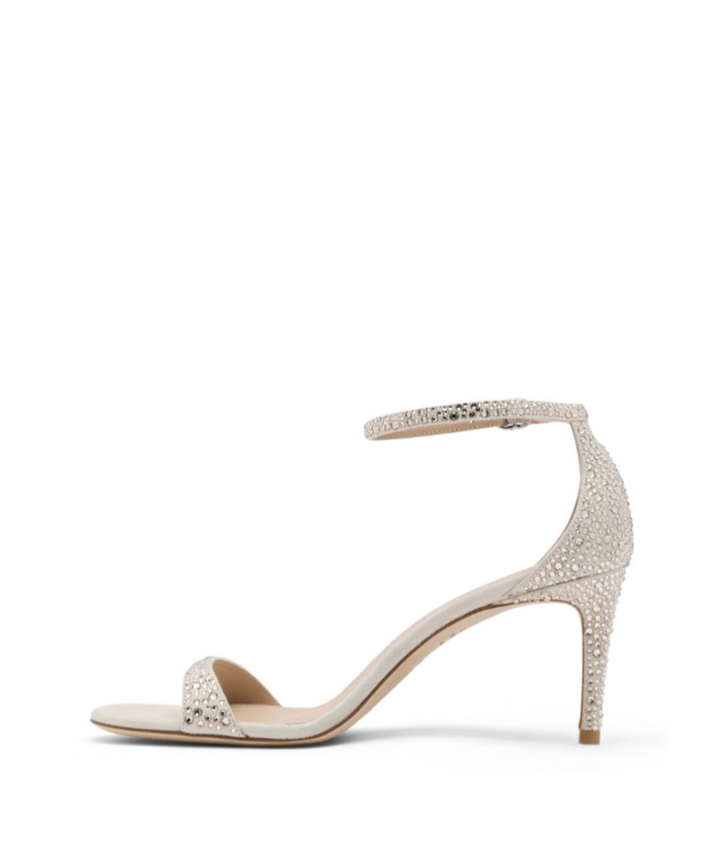 Stuart Weitzman Ankle Strap Sandals In Nude