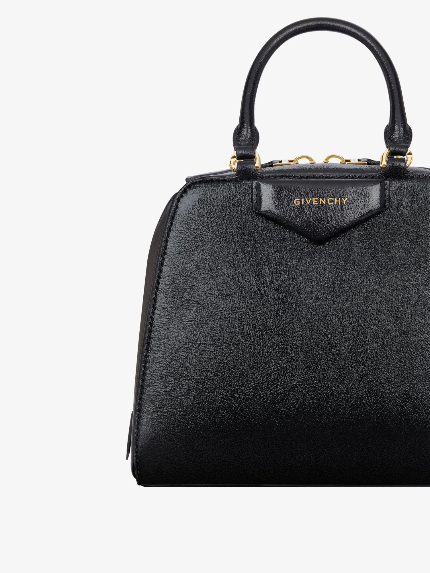 Givenchy Antigona Cube Nano Black Bag In Black