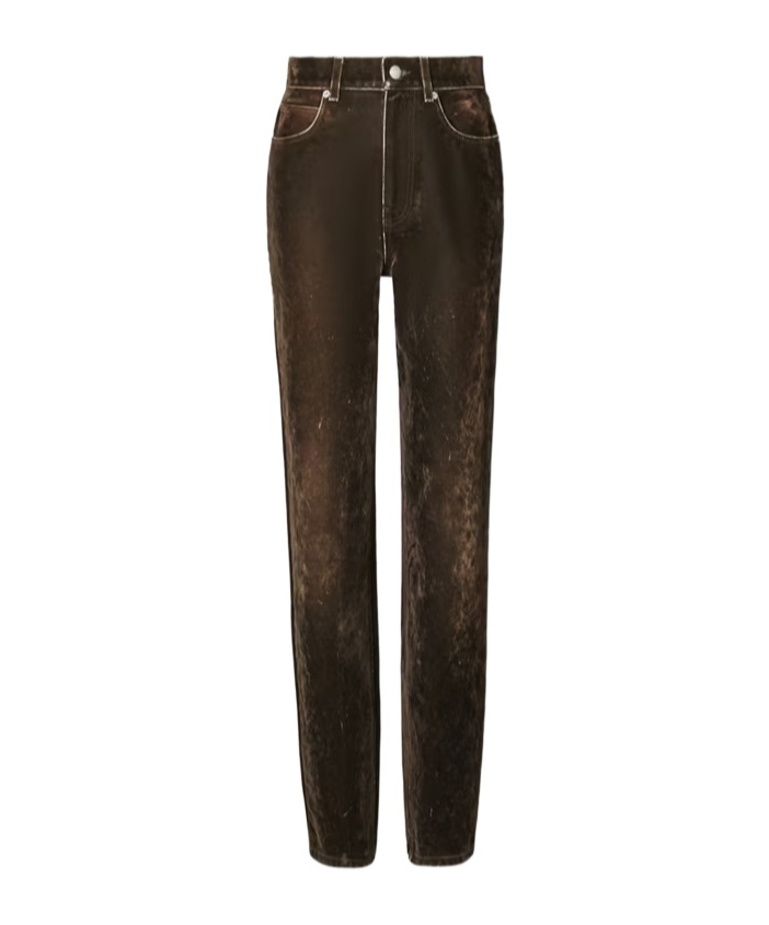 Tory Burch Straight-leg Jean In Black