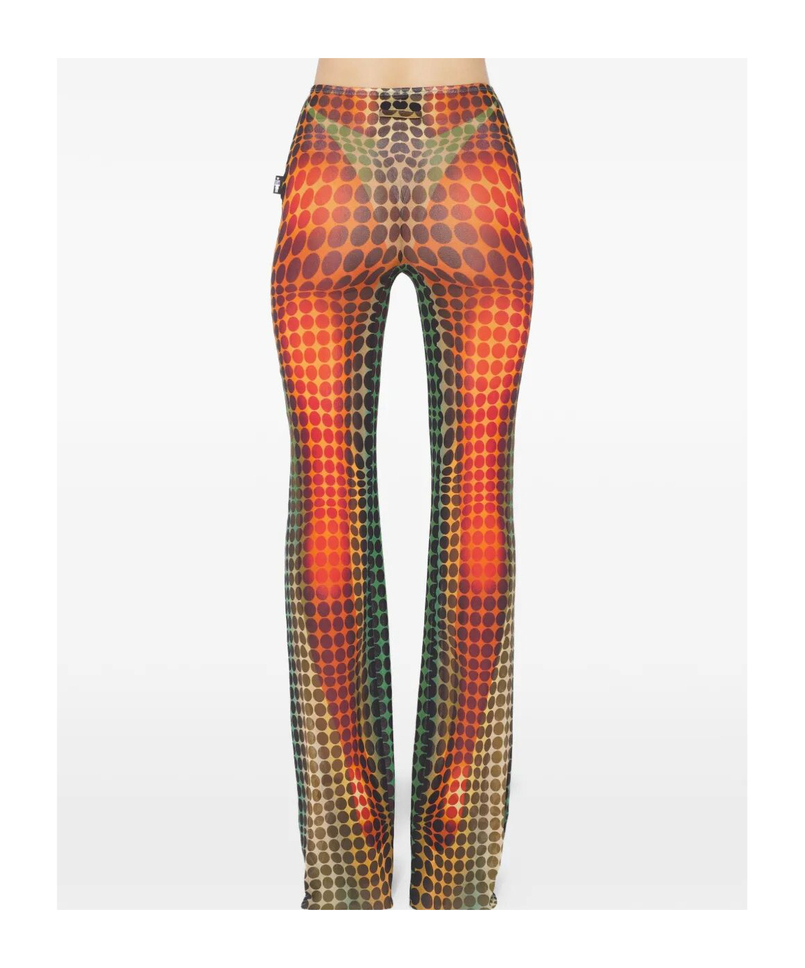 Jean Paul Gaultier Re-edition Flared Trousers In Multi