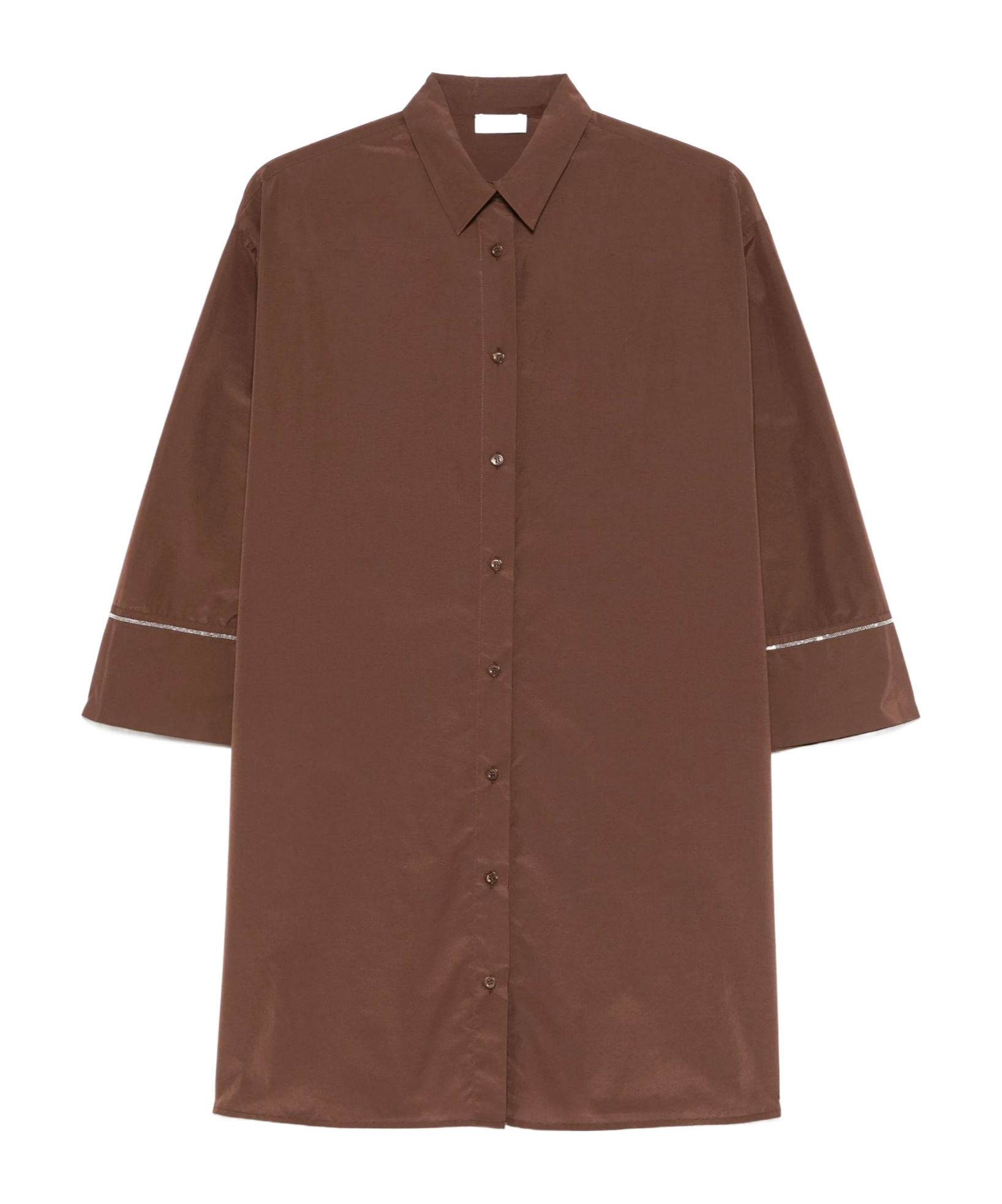 Shop Peserico Bead-detail Shirt