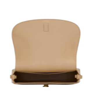 Saint Laurent Mini Voltaire Shoulder Bag In Nude