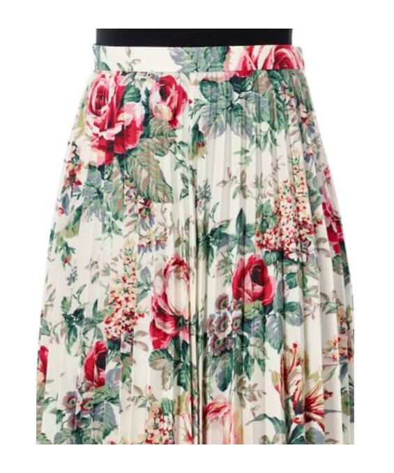 Shop Junya Watanabe Floral-print Maxi Skirt In Multicolor
