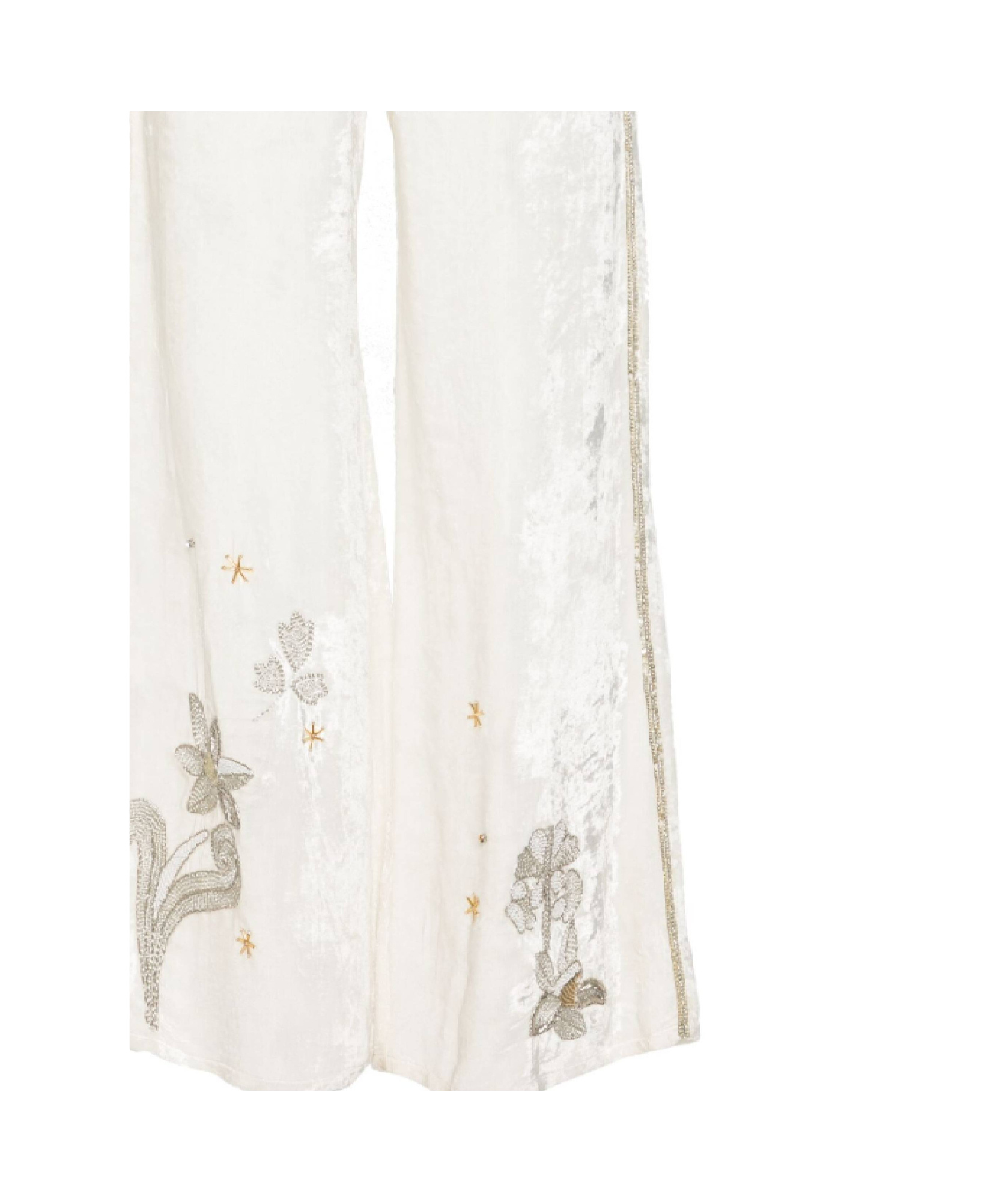 Forte Forte Forte_forte "frangipane Gardens" Embroidery Velvet Pants Clothing