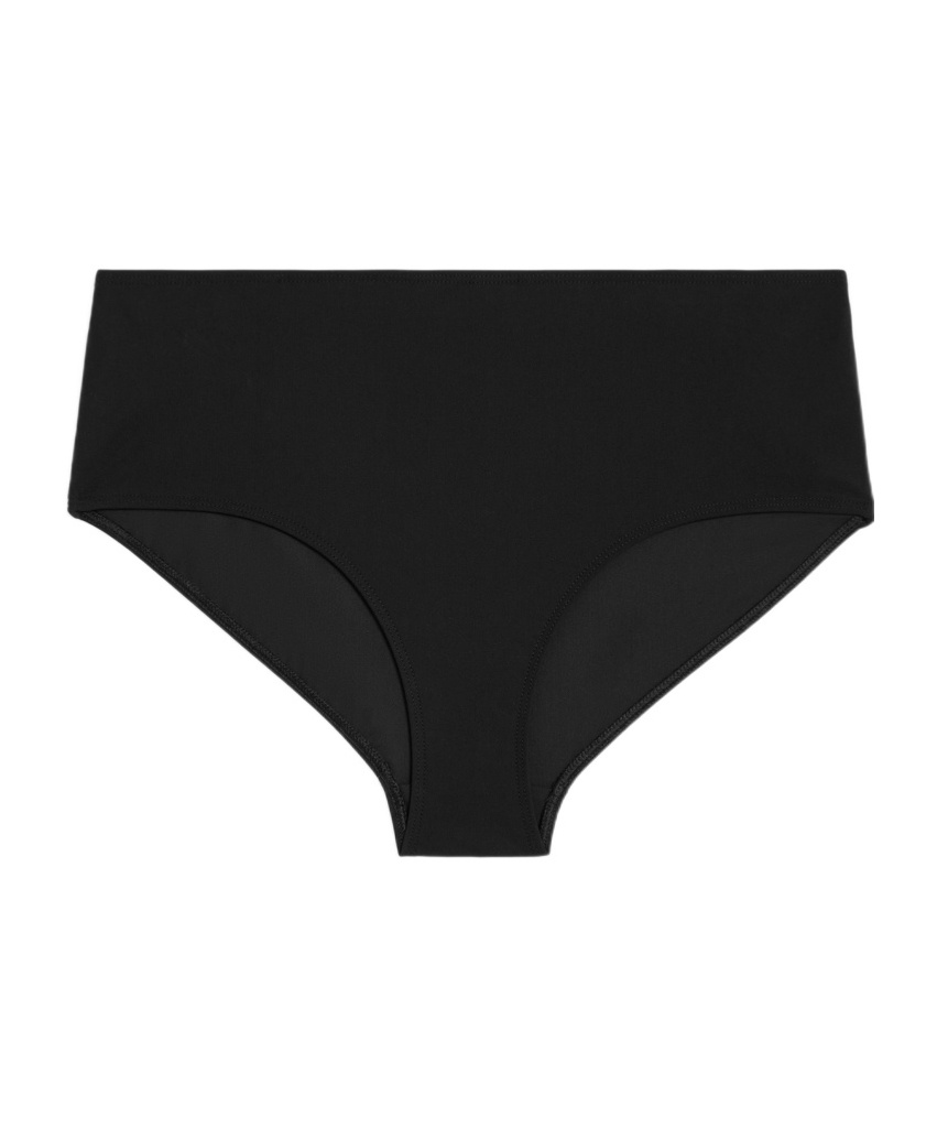 Celine Matte Knitted Swimming Trunks In Black